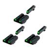 TruGlo TFO Tritium Fiber Optic Handgun Glock Pistol Laser Sight Accessories with Rear Colors for Glock 17/17L, 19, 22, 23, 24, Green (3 Pack) view 1