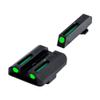 TruGlo TFO Tritium Fiber Optic Handgun Glock Pistol Laser Sight Accessories with Rear Colors for Glock 17/17L, 19, 22, 23, 24, Green (3 Pack) view 2