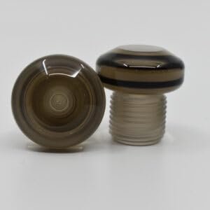 Jammerz Colored Toe/Jam Plugs (Dark Smoke, Standard 5/8 Threads)