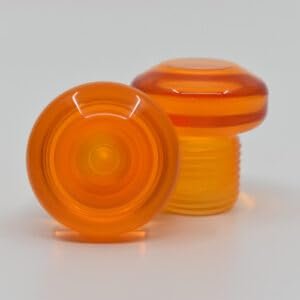 Jammerz Colored Toe/Jam Plugs (Orange, Standard 5/8 Threads)