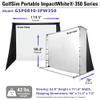 Elite Screens Golf Impact Screen Golf Simulator Impact Screen 8 ft x10 ft, Golf Hitting Screen for Simulator, Enclosed Golf Screen for Training, GolfSim Bay GSP0810-IPW350 view 2