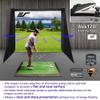 Elite Screens Golf Impact Screen Golf Simulator Impact Screen 8 ft x10 ft, Golf Hitting Screen for Simulator, Enclosed Golf Screen for Training, GolfSim Bay GSP0810-IPW350 view 4
