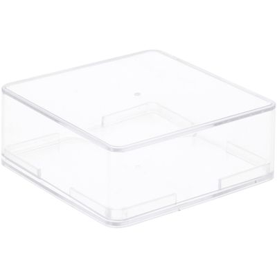 Pioneer Plastics 133C Clear Plastic Hockey Puck Display Case, 2.875" W x 2.875" D x 1.0625" H, Pack of 2