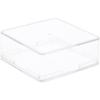 Pioneer Plastics 133C Clear Plastic Hockey Puck Display Case, 2.875" W x 2.875" D x 1.0625" H, Pack of 2 view 1