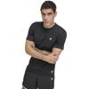 Starter Men's Standard Quick Dry Short Sleeve Lightweight UPF Active Top, Rich Black, Medium view 1