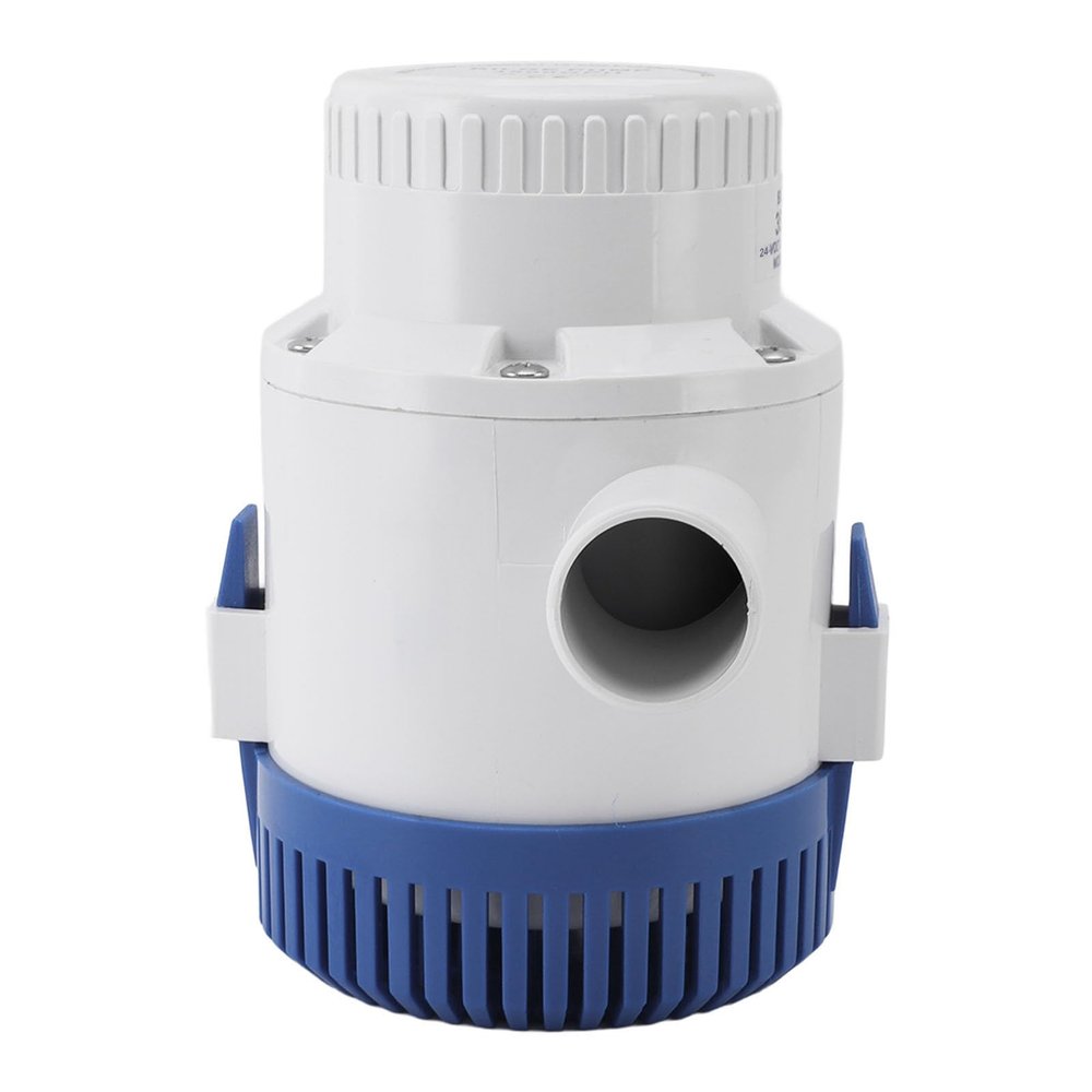 Boat Marine Plumbing Electric Bilge Pump, ABS Overheat Prevention Easy Install Electric Bilge Pump for Swimming Pool (24V)