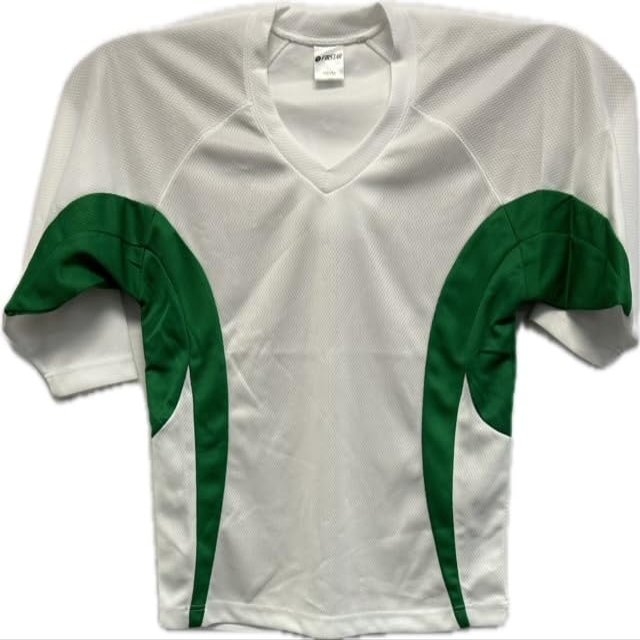 Youth Hockey Practice Jersey (US, Alpha, Small, Medium, White/Kelly Green)