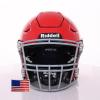 Riddell SpeedFlex Adult w/Light Gray SF-2BD Facemask + US Flag Decal (Scarlet Helmet, Large Helmet) - Green Gridiron view 2