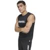Starter Men's Quick Dry Sleeveless Lightweight UPF Active Top, Black, Small view 4