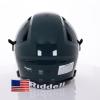 Riddell SpeedFlex Adult w/Light Gray SF-2BD Facemask + US Flag Decal (Forest Green Helmet, Small Helmet) - Green Gridiron view 4