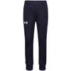 Under Armour Boys' Brawler Warm-Up Sweatpants, Fast Drying and Moisture Wicking, Relaxed Fit, Navy Midnight Jog, 4 view 1