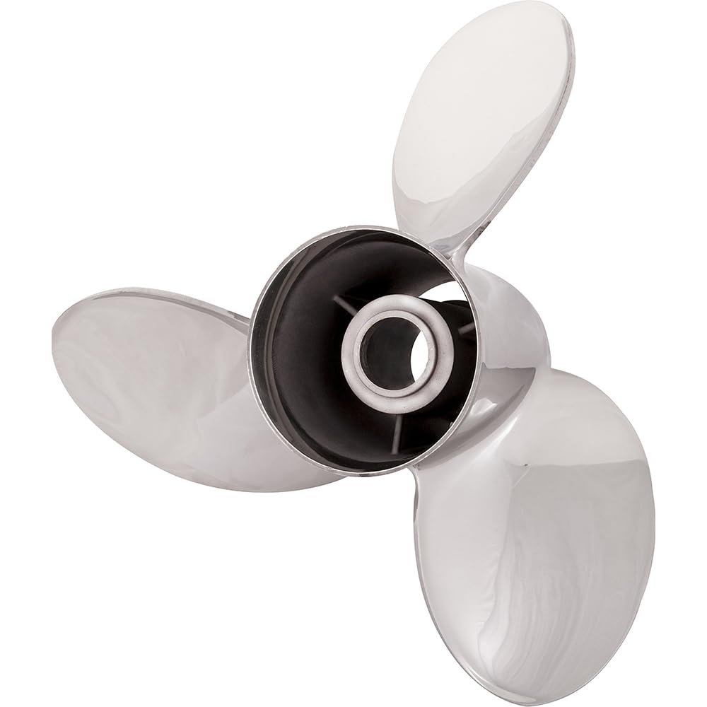 Rareelectrical New Stainless Steel Propeller Compatible with Mercury Omc I/O by 9572-160-19 3153 2120 6Ax-45972-00-00 6Ax-45974-10-00 6Ax-45974-20-00 99105-0080L-20P Diameter 16" X 19" Pitch Lh Rubex