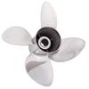 Rareelectrical New Stainless Steel Propeller Compatible with Johnson/Evinrude by 9573-153-22 6Aw-45B76-10-00 6Aw-45B76-20-00 6Br-45B74-00-00 6Ce-45B72-00-00 Diameter 15.25" X 22" Pitch Rh Rubex view 1