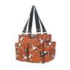 NGIL Small Utility Tote Small Carry on Travel Tote Bags for Women, Women Mini Work Tote Caddy Bag (Stallion Style- Black) view 1