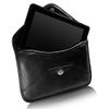 BoxWave Case Compatible with Beurer BM81 - Elite Leather Messenger Pouch, Synthetic Leather Cover Case Envelope Design - Jet Black view 4