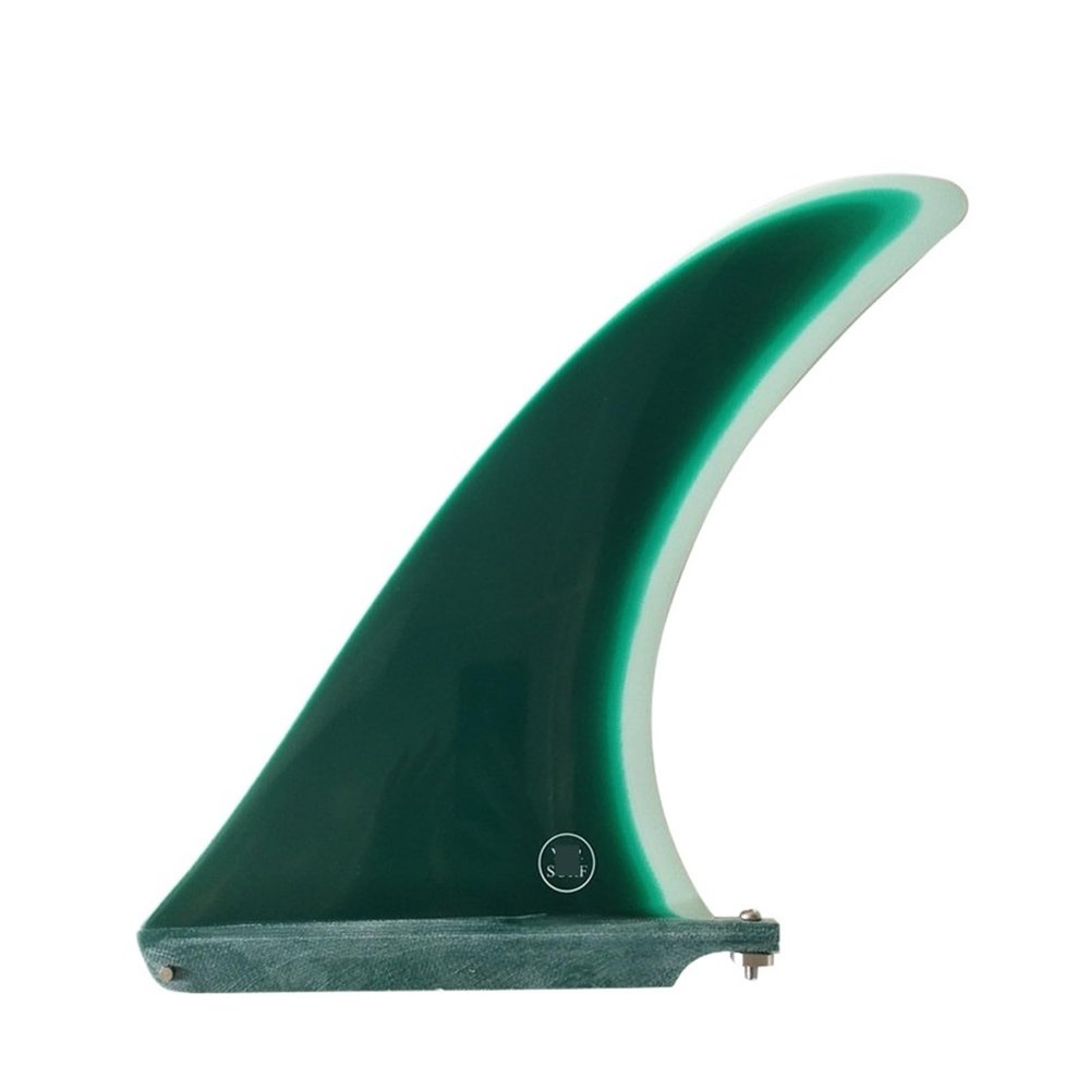 DNRJEWTA Surfboard Fins 7"/8"/9"/11" Surf Surfboard Fin Center Single Box Fin Longboard 10.25 Inch Length Sup Accessories Noserider Surfing Accessories (Color : Green 11 inch)