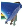 DNRJEWTA Surfboard Fins 7"/8"/9"/11" Surf Surfboard Fin Center Single Box Fin Longboard 10.25 Inch Length Sup Accessories Noserider Surfing Accessories (Color : Green 11 inch) view 4