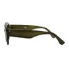 French Connection Women's Pixie Oval Sunglasses, Green, 49mm view 3