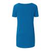 XUNRYAN Womens V-Neck Tops Summer Solid Short Sleeve T Shirt 2024 Trendy Basic Tee Casual Tunic Blouses Fashion Clothes Sky Blue view 3