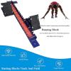 Starting Block Sprinter, Field Starting Blocks with Standard Card Ruler & Thick Non-Slip Pad, 8-Angle Adjustment and Easily Adjusted Pedal Angles, Easy to Operate, Suitable for Various Surfaces view 3