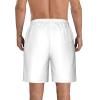 for God So Loved The World That He Gave His Only Son John 3:16 Men's Swim Trunks Running Shorts Beach Shorts Large White view 2