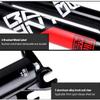 DHNCBGFZ 26/27.5/29 Bikes Front Fork Bikes Fork Aluminum Alloy Shock Front Suspension Fork Suspension Fork Steerer 100mm HL QR 9mm(Black Red,26") view 2