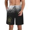 Icxc Nika Cross Orthodox Christian Jesus Christ Men's Swim Trunks Swim Shorts Running Shorts Men's Beach Shorts 3XL White view 1