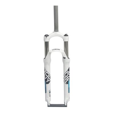 DHNCBGFZ 26/27.5/29 Bikes Front Fork Bikes Fork Aluminum Alloy Shock Front Suspension Fork Suspension Fork Steerer 100mm HL QR 9mm(White Blue,26")