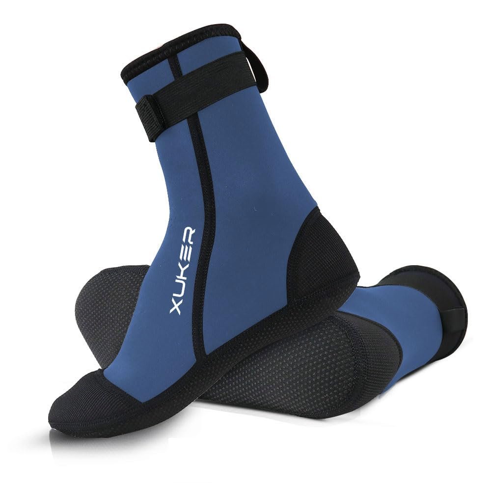 XUKER Neoprene Water Socks 3mm, Sand Proof Beach Volleyball Socks Diving Socks for Outdoor Water Sports