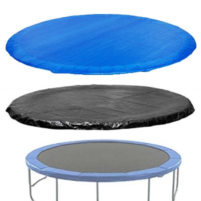 BIWKONI Round Trampoline Rain Cloth 2 PCS Outdoor Rainproof Dustproof Trampoline Protective Cover Trampoline Accessories,15FT