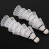 Yjcnelcr 12Pcs White Badminton Shuttlecocks Indoor Outdoor Gym Sports Accessories Badminton Net with Poles view 2