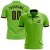 NineFit Basics Custom Darts Bowling Golf Polo Shirts for Men Women Youth, Neon Brown Personalized Golf Shirts Printed Name Number Logo view 1