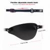 SCZWP8 Renaissance Black Pirate Eyepatch - Matte Leather, Adjustable & Breathable Design for Comfort | Recessed Flocking Ideal for Shooting Practice, Halloween Cosplay & Costume Accessories view 2