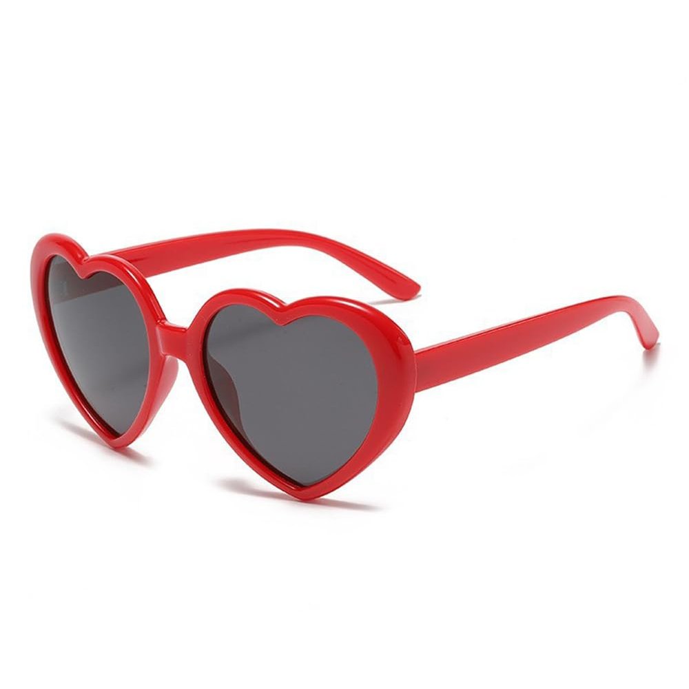 SJBNCai Kids Heart Sunglasses Cute Sunglasses for Girls Boys Age 3-10 Eyewear Outdoor Beach