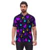Xdceu Mens Golf Polo Shirts Retro 80s Print Mens Polo Shirts 90s Funny Polo Shirts Quick-Dry Moisture Wicking Golf Shirts view 4