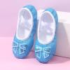 NineFit Basics Little Girl Shoes Shoes Warm Dance Ballet Performance Indoor Shoes Yoga Dance Shoes (C, 13.5 Little Child) view 2
