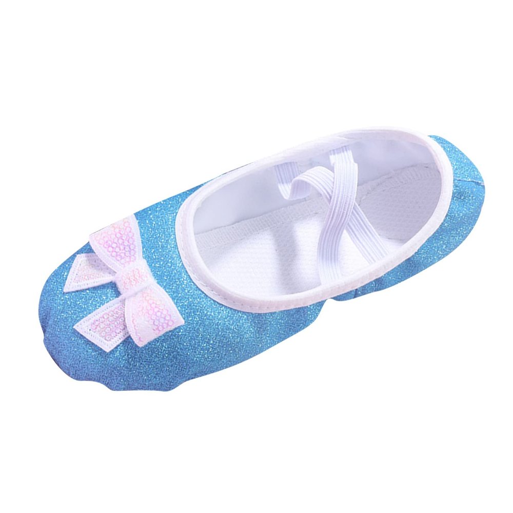 NineFit Basics Little Girl Shoes Shoes Warm Dance Ballet Performance Indoor Shoes Yoga Dance Shoes (E, 12 Little Child)