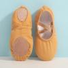 Ballet Shoes for Girls/Toddlers/Kids, Leather Yoga Shoes/Ballet Slippers for Dancing Ballet Performance Indoor Shoes (D, 11 Little Child) view 2