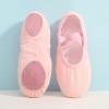 NineFit Basics Ballet Shoes for Girls/Toddlers/Kids, Leather Yoga Shoes/Ballet Slippers for Dancing Ballet Performance Indoor Shoes (B, 3.5 Big Kids) view 2