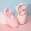 NineFit Basics Ballet Shoes for Girls/Toddlers/Kids, Leather Yoga Shoes/Ballet Slippers for Dancing Ballet Performance Indoor Shoes (B, 3.5 Big Kids) view 3