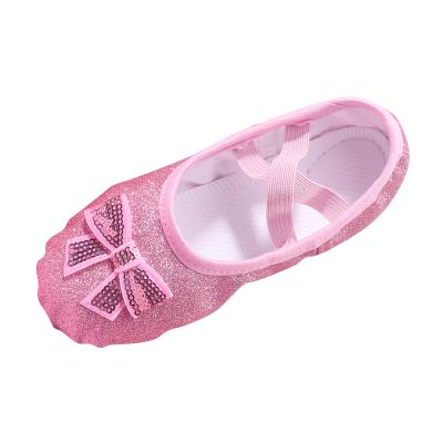 NineFit Basics Little Girl Shoes Shoes Warm Dance Ballet Performance Indoor Shoes Yoga Dance Shoes (A, 2.5 Big Kids)
