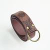 Sword Belt Retainer with O Ring Belt Medieval Artificial Leather Sword Frog Brown Sword Holster Renaissance Nordic Knight Role-Playing Prop view 4