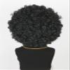 5pcs Set 70s 80s Disco Hippies Wig for Men or Women Afro Wig Rock Party Outfit Short Curly Wigs Halloween Costume Accessories (Black) view 4