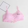 Popular Girls Removable Padding Training Bra Crop Cami Sports Bras Seamless Soft Comfy Underwear Athletic Tank Vest Pink view 2