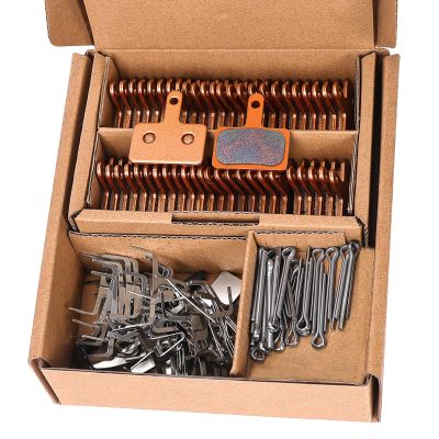 25 Pairs Sintered Metal Ebike Bicycle Disc Brake Pads, Compatible with Tektro Brake Pads for Shimano Brake Pads MT200 M355 M446 M447 M315 M365 MT500,Electric Bike Brake Pads with Installation Tools