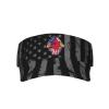 Samoan Blood Inside Me Visor Cap Sports Empty Top Hats Adjustable Sun Tennis Caps for Men Women22 Black view 1