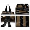 SXLINGDO Clear Small Backpack Heavy Duty 12x12x6, Fashion Clear PVC Purse Bags for Womens See Through Plastic Bag Work Travel (Brown), 27*13*30cm view 4