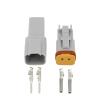 10 Sets DJ3021Y-1.6-11/21 DT Connectors 2 Pin DT04-2P/DT06-2S Automobile Waterproof Wire Electrical Connector Plug 22-16AWG view 2