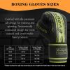 EVAGWY Boxing Gloves for Men and WomenPro Training SparringSuitable for Boxing Kickboxing MMA FightingAdult Heavy Punching Bag GlovesWorkout Gloves for BoxingMuay Thai (Green, 12OZ) view 4