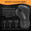 EVAGWY Boxing Gloves for Men and WomenPro Training SparringSuitable for Boxing Kickboxing MMA FightingAdult Heavy Punching Bag GlovesWorkout Gloves for BoxingMuay Thai (Black, 16OZ) view 4